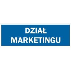 Dział marketingu